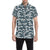 Surf Wave Pattern Print Men's Short Sleeve Button Up Shirt