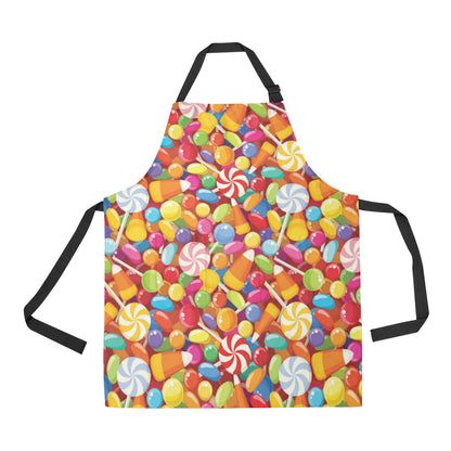 Candy Pattern Print Design 02 Apron with Pocket