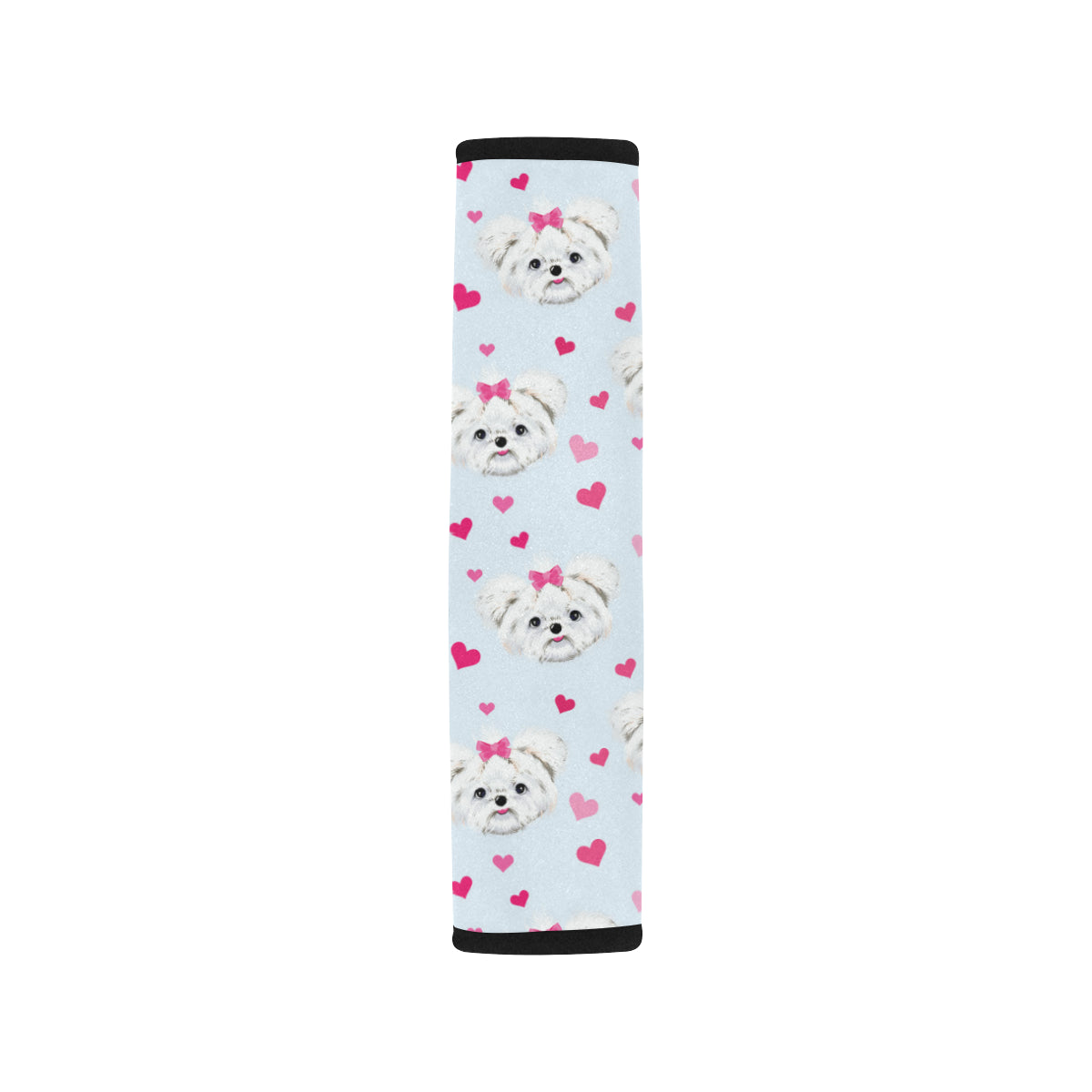 Maltese Pattern Print Design 03 Car Seat Belt Cover