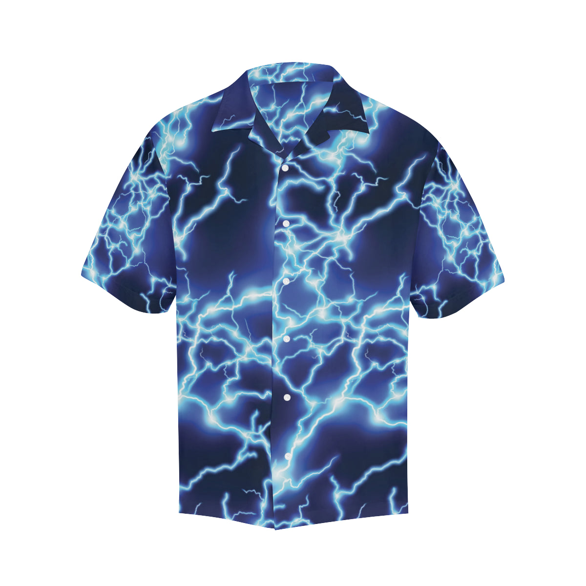 Lightning Thunder Pattern Print Design 04 Men's Hawaiian Shirt