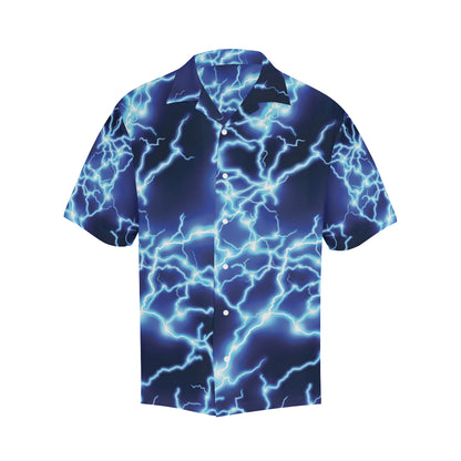 Lightning Thunder Pattern Print Design 04 Men's Hawaiian Shirt