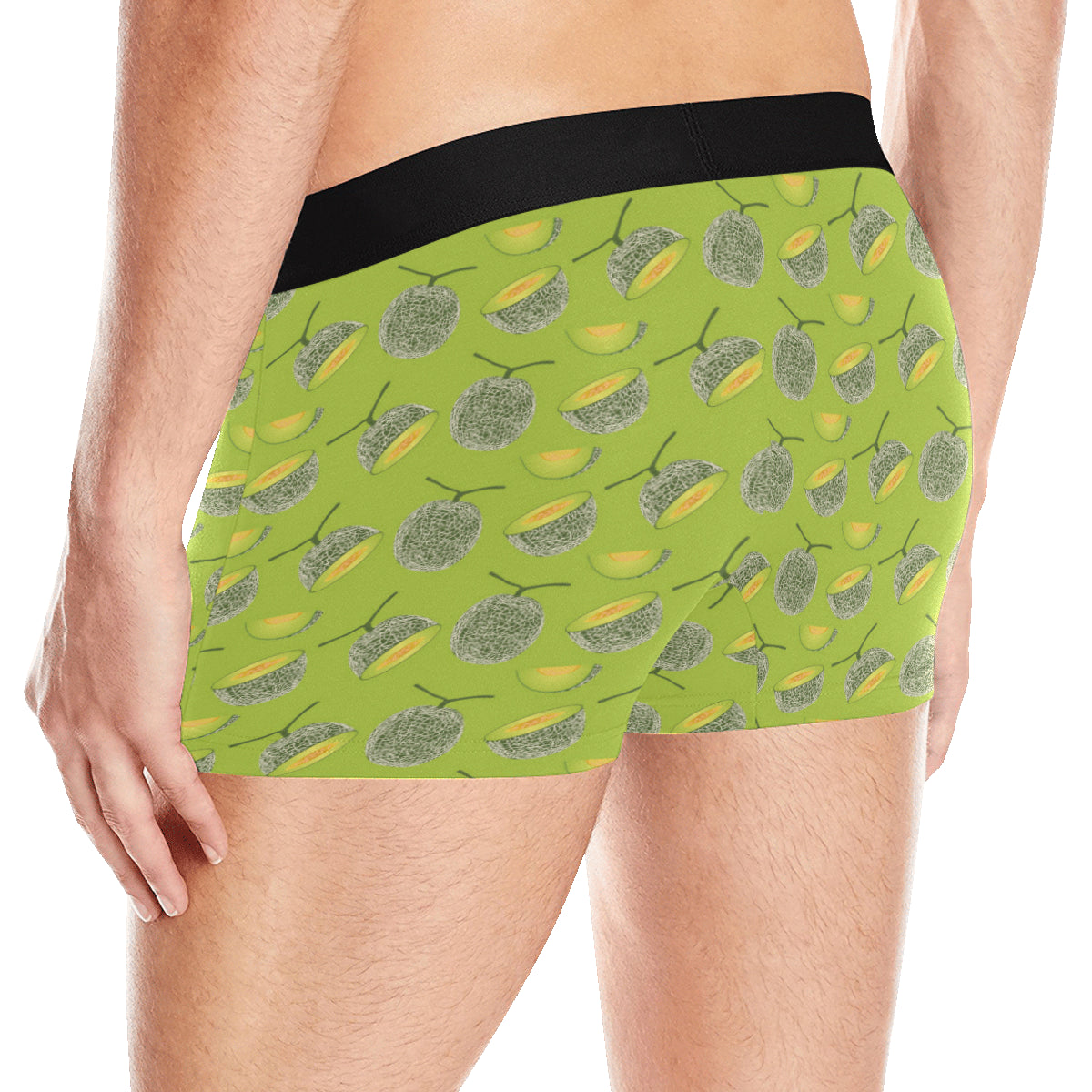 Cantaloupe Pattern Print Design 03 Men's Boxer Briefs