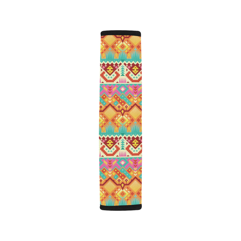 Aztec Pattern Print Design 03 Car Seat Belt Cover