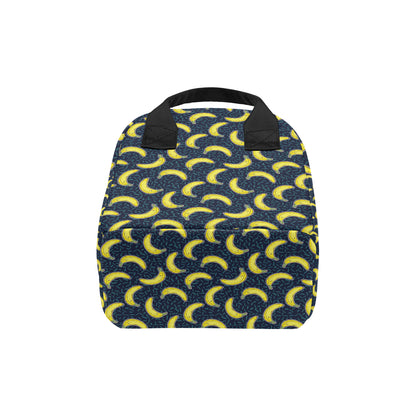 Banana Pattern Print Design BA09 Insulated Lunch Bag