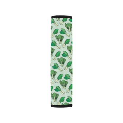 Bok Choy Pattern Print Design 01 Car Seat Belt Cover