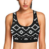 Native Pattern Print Design A04 Sports Bra