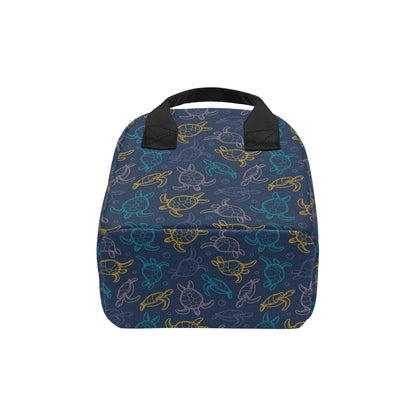 Sea Turtle Baby Print Insulated Lunch Bag