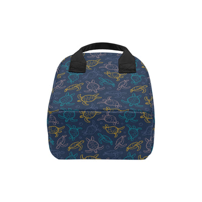 Sea Turtle Baby Print Insulated Lunch Bag