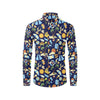 Beach Themed Pattern Print Design 04 Men's Long Sleeve Shirt