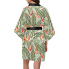 Bird Of Paradise Pattern Print Design BOP08 Women Kimono Robe