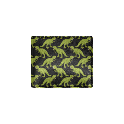 T Rex Pattern Print Design A02 Men's ID Card Wallet