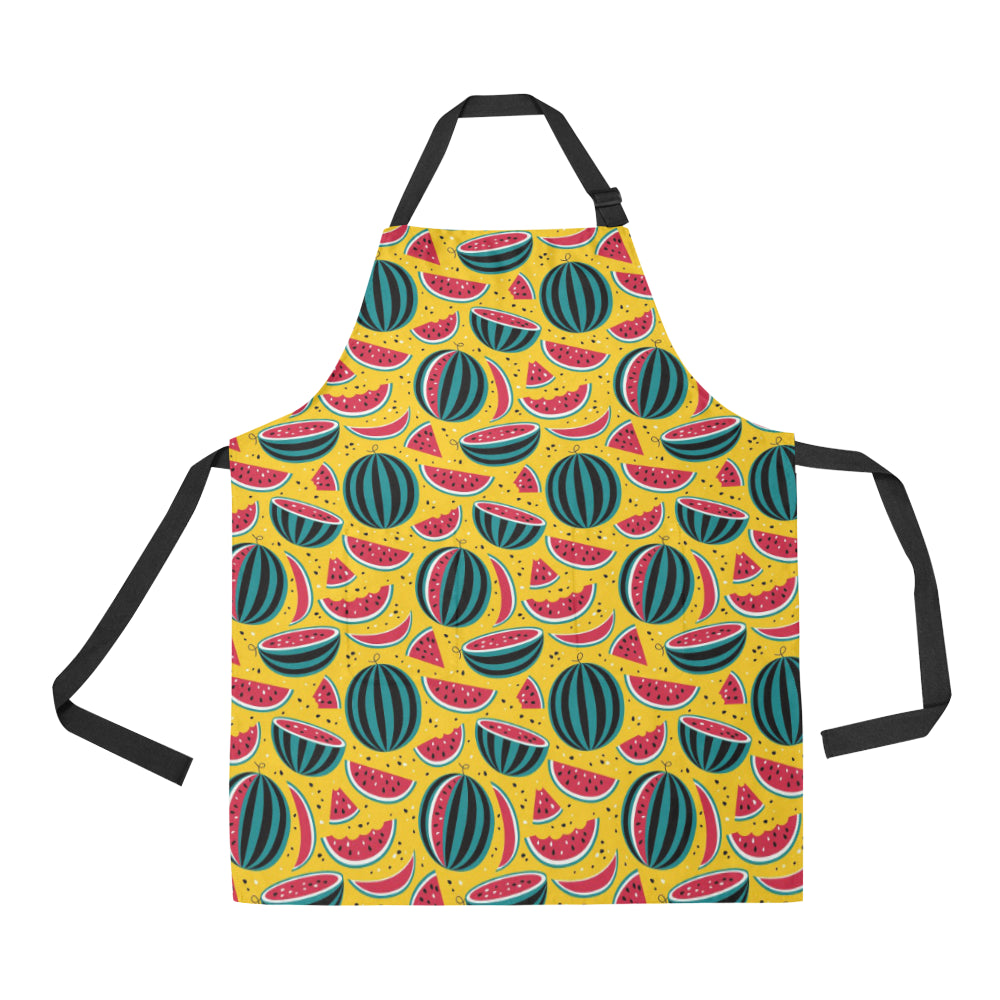 Watermelon Pattern Print Design WM02 Apron with Pocket