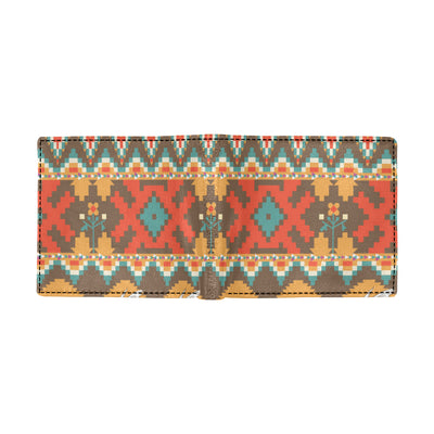 Native Pattern Print Design A01 Men's ID Card Wallet