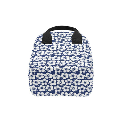 Hibiscus Pattern Print Design HB013 Insulated Lunch Bag