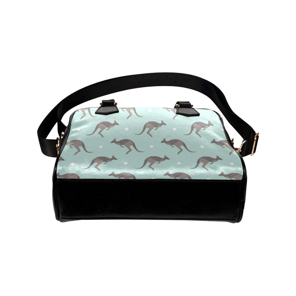 Kangaroos Pattern Print Design 04 Shoulder Handbag