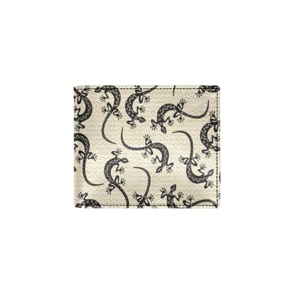 lizard Pattern Print Design 02 Men's ID Card Wallet