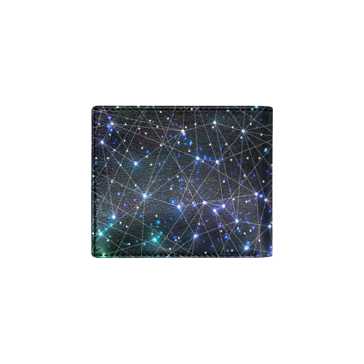 Cosmic Pattern Print Design 01 Men's ID Card Wallet