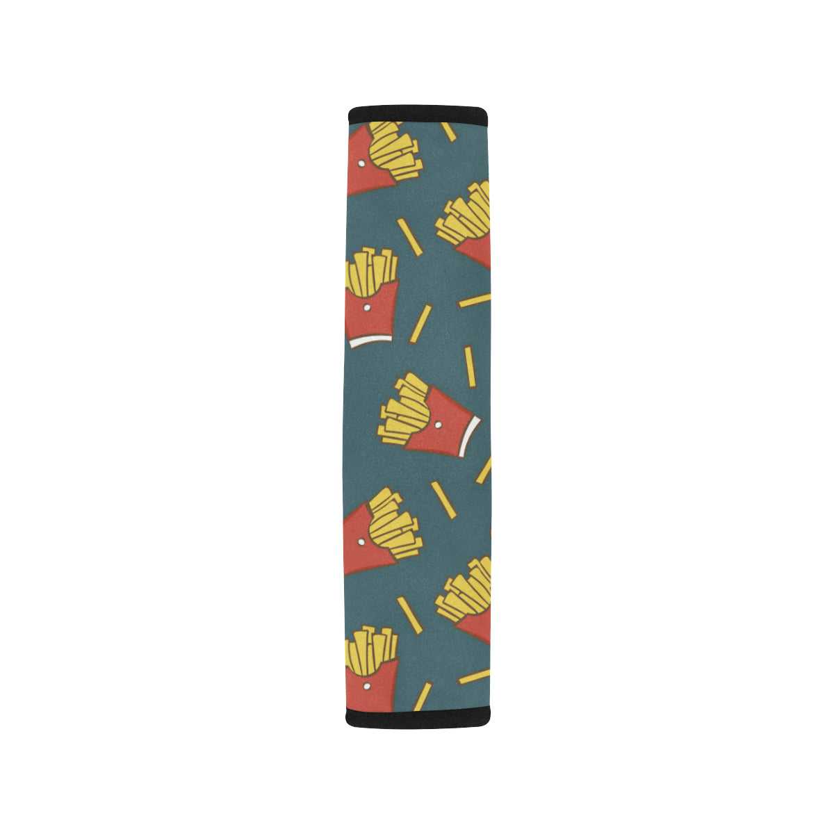 French Fried Pattern Print Design 04 Car Seat Belt Cover