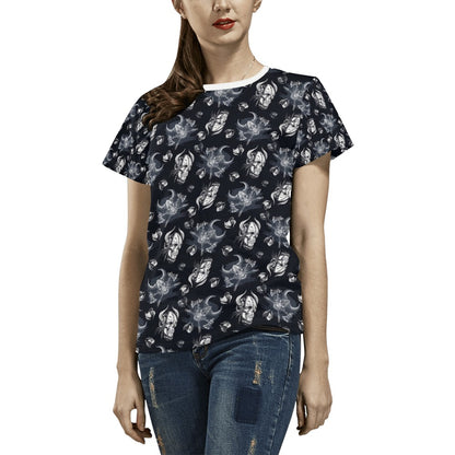 Vikings Print Design LKS304 Women's  T-shirt