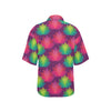 Lotus Pattern Print Design 02 Women's Hawaiian Shirt