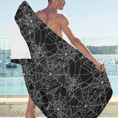 Spider Web Print Design LKS301 Beach Towel 32" x 71"