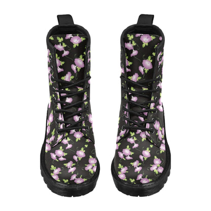 Morning Glory Pattern Print Design MG02 Women's Boots