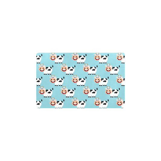 Cattle Cute Pattern Print Design 01 Kitchen Mat