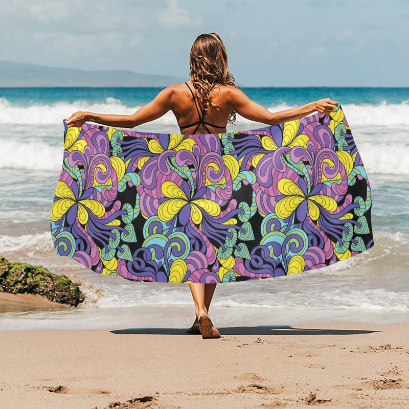 Trippy Print Design LKS305 Beach Towel 32" x 71"