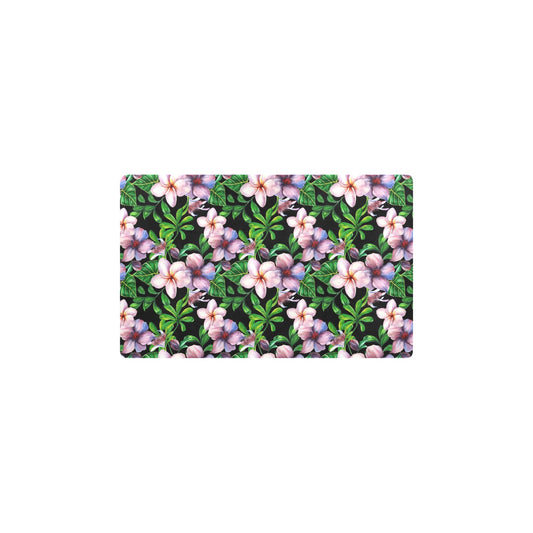 Plumeria Pattern Print Design PM01 Kitchen Mat