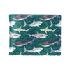 Shark Style Print Men's ID Card Wallet