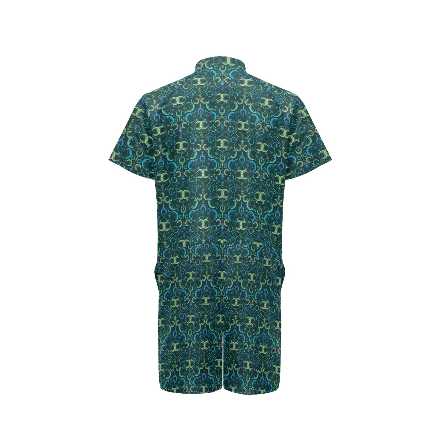 Celestial Pattern Print Design 07 Men's Romper