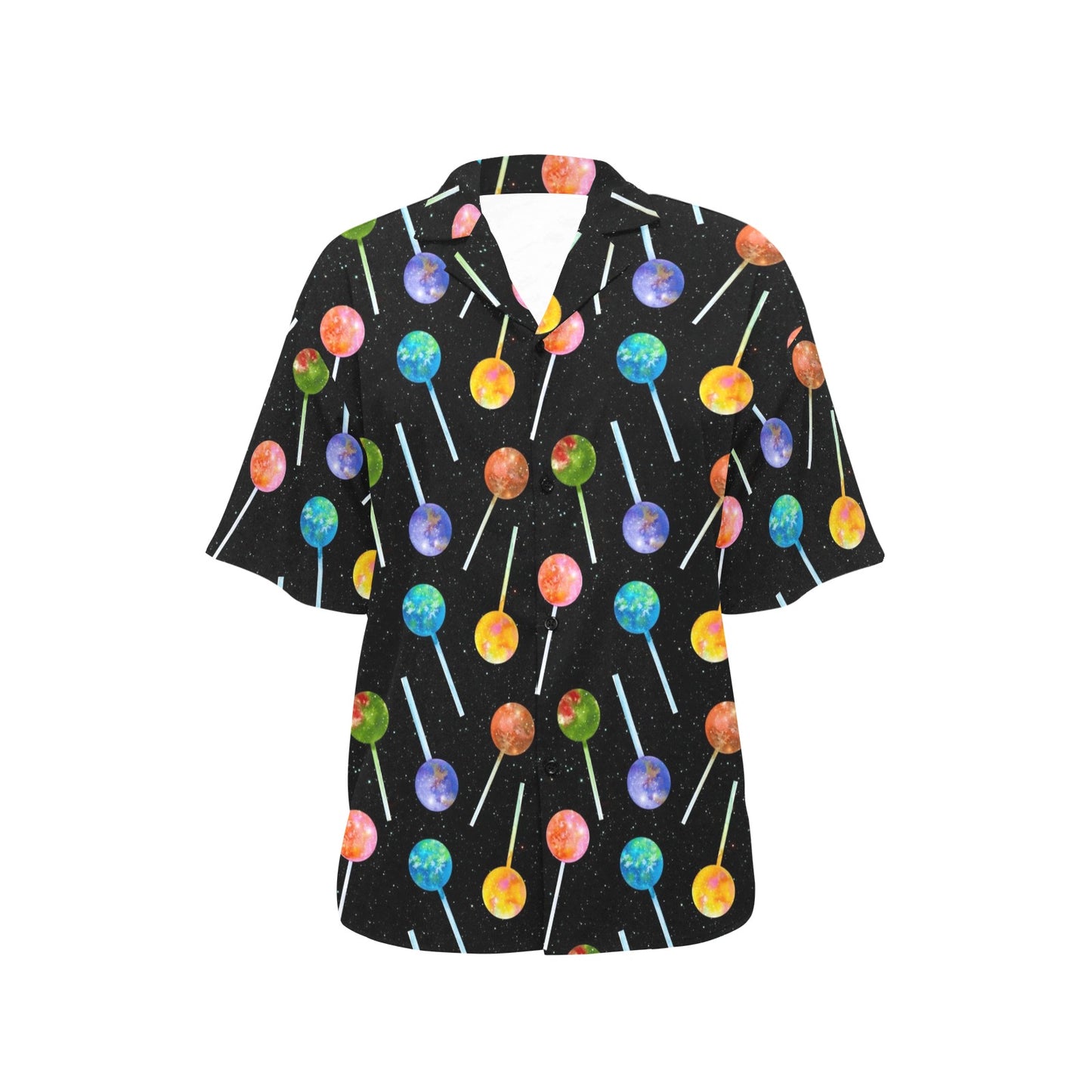 Lollipop Pattern Print Design LL04 Women's Hawaiian Shirt