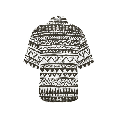 Hand draw Tribal Aztec Women's Hawaiian Shirt