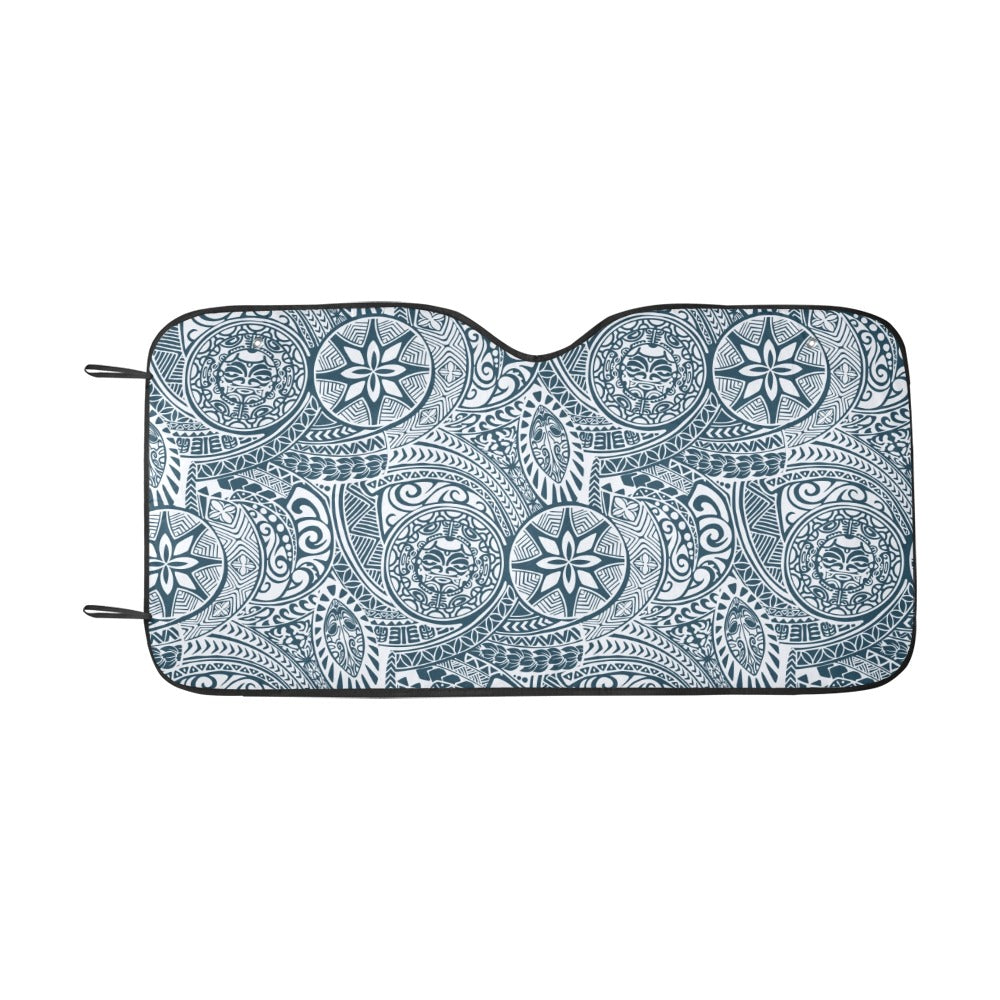 Samoan Pattern Print Design LKS306 Car front Windshield Sun Shade
