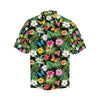 Hibiscus With Butterfly Print Design LKS305 Men's Hawaiian Shirt