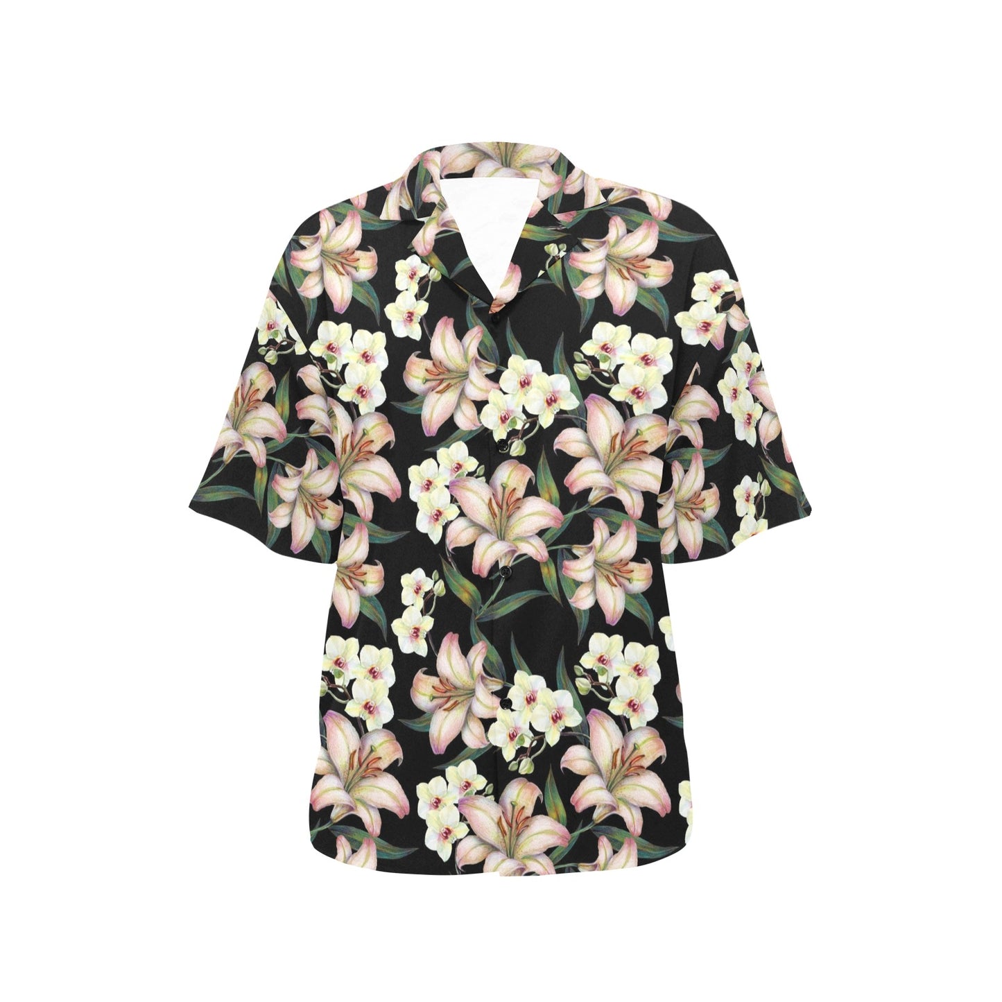 Lily Pattern Print Design LY03 Women's Hawaiian Shirt
