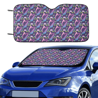 Harp Print Design LKS403 Car front Windshield Sun Shade