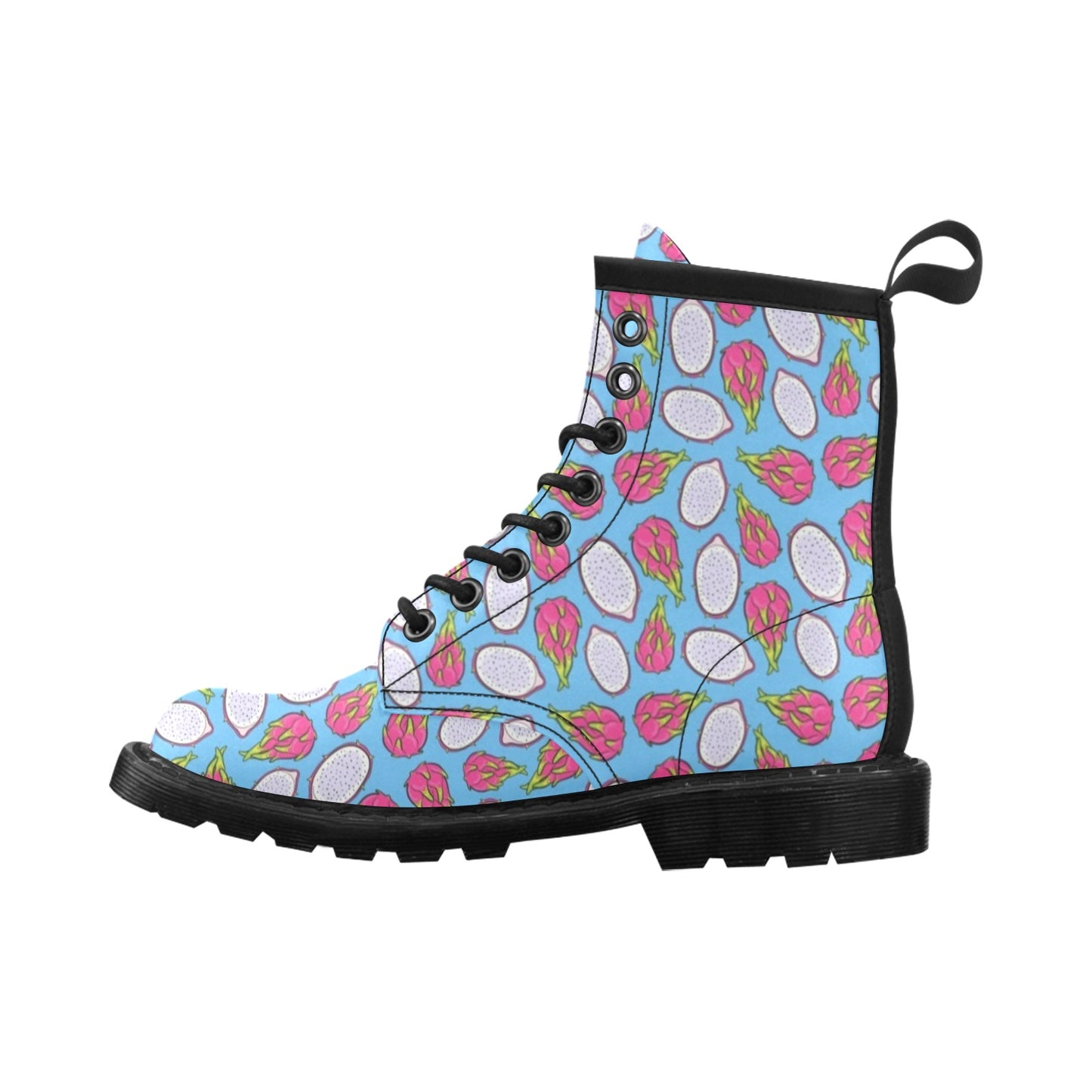 Dragonfruit Pattern Print Design DF04 Women's Boots