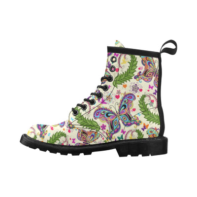 Butterfly Colorful Indian Style Women's Boots