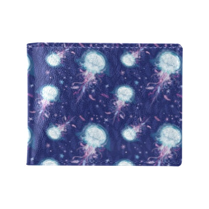 Jellyfish Cute Design Men's ID Card Wallet