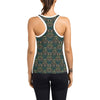 Sun Moon Print Design LKS307 Women's Racerback Tank Top