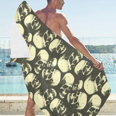 Skull Print Design LKS302 Beach Towel 32" x 71"