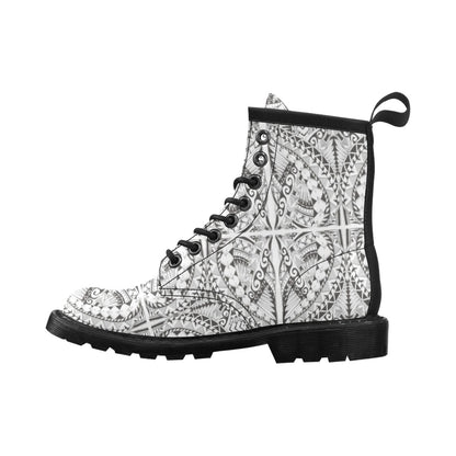 Samoan Style Print Design LKS301 Women's Boots