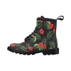 Red Hibiscus Tropical Women's Boots