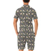 Deer Floral Jungle Men's Romper