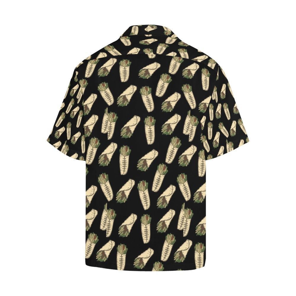 Burrito Print Design LKS303 Men's Hawaiian Shirt
