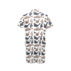 Sea Lion Pattern Print Design 02 Men's Romper