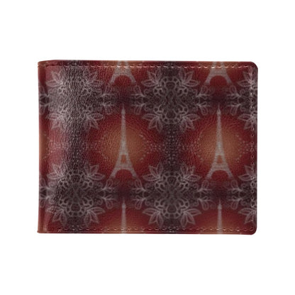 Eiffel Tower Drawing Print Men's ID Card Wallet