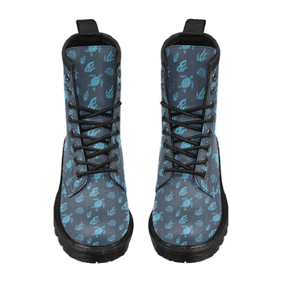 Sea Turtle Print Design LKS307 Women's Boots