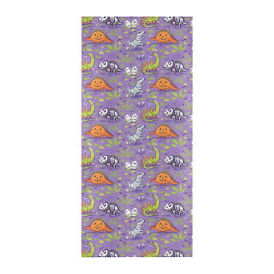 Zombie Dinosaur Print Design LKS302 Beach Towel 32" x 71"